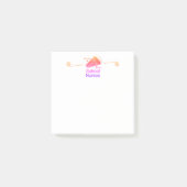 Rufen Sie sich für Schulkinder aus Post-it Klebezettel (Vorderseite)