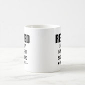 Rufen Sie unter neuer Verwaltung unter Ehefrau Cus Kaffeetasse (Mittel)