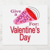 Rufen zum Valentinstag Bierflaschenetikett (Einzelnes Label)