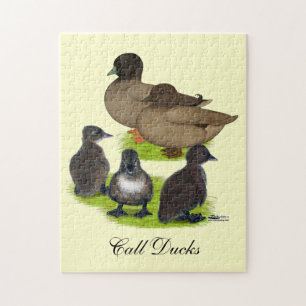 Rufenten Khaki Familie Puzzle