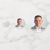 Rufer Golfer Couple Mama Vater 2 Bildvorlage Konfetti (Vorderseiten)