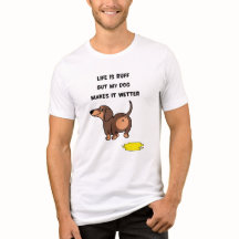 Ruff Life Funny Zitat White Dovers Liebhaber