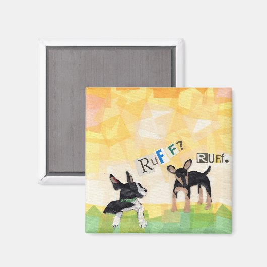 Ruff? Ruff. Magnet (Vorderseite/Rückseite)