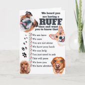 Ruff time wird bald von uns allen auf der Checklis Karte (Vorderseite)