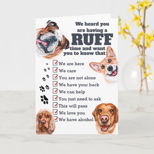 Ruff time wird bald von uns allen auf der Checklis Karte (Gelbe Blume)