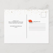 Ruff Year | Funny Dog Weihnachtsfeiertag Postkarte (Rückseite)