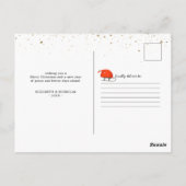 Ruff Year | Funny Dog Weihnachtsfeiertag Postkarte (Rückseite)