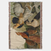 Ruffed Grouse Audubon Game Bird Decke (Vorderseite Vertikal)