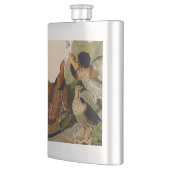 Ruffed Grouse Audubon Game Bird Flachmann (Links)