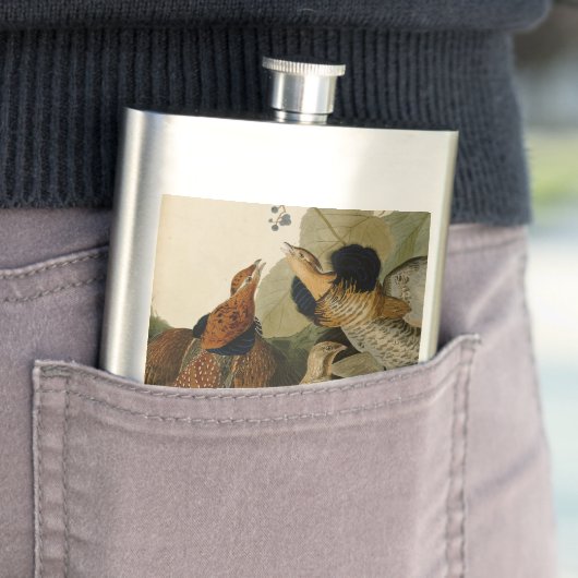 Ruffed Grouse Audubon Game Bird Flachmann (Beispiel)