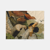 Ruffed Grouse Audubon Game Bird Fleecedecke (Vorderseite (Horizontal))