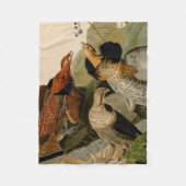Ruffed Grouse Audubon Game Bird Fleecedecke (Vorderseite)