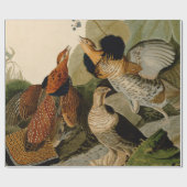 Ruffed Grouse Audubon Game Bird Geschenkpapier (Flach)