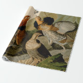Ruffed Grouse Audubon Game Bird Geschenkpapier (Ungerollt)