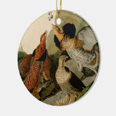 Ruffed Grouse Audubon Game Bird Keramikornament (Links)