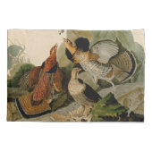 Ruffed Grouse Audubon Game Bird Kissenbezug (Rückseite)