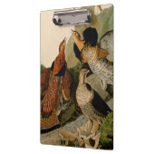 Ruffed Grouse Audubon Game Bird Klemmbrett (Links)