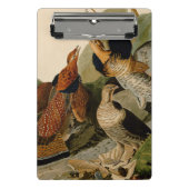 Ruffed Grouse Audubon Game Bird Mini Klemmbrett (Vorderseite)