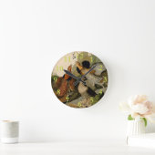 Ruffed Grouse Audubon Game Bird Runde Wanduhr (Zuhause)