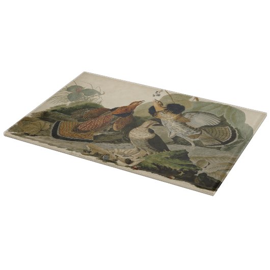 Ruffed Grouse Audubon Game Bird Schneidebrett (Ecke)