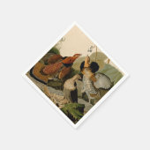 Ruffed Grouse Audubon Game Bird Serviette (Ecke)