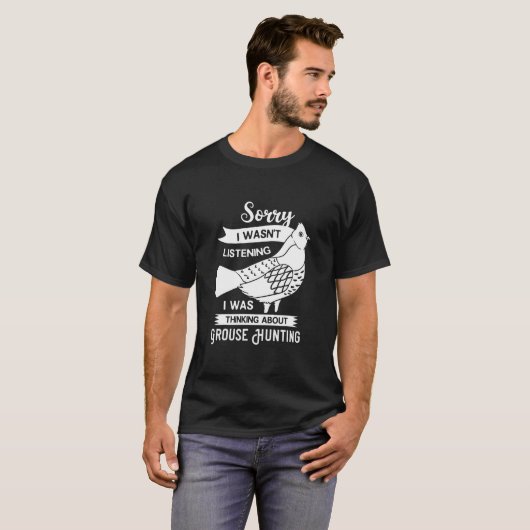 Ruffed Grouse Bird Geschenk Jagd Spruce Grouse  T-Shirt (Vorne ganz)