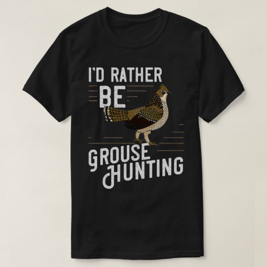 Ruffed Grouse Bird Gift Hunting Spruce Grouse T-Shirt (Design vorne)