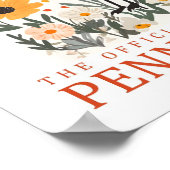 Ruffed Grouse Bird von Pennsylvania Travel Poster (Ecke)