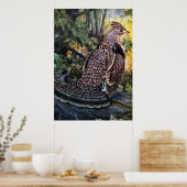 Ruffed Grouse im Wald Poster (Küche)