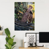 Ruffed Grouse im Wald Poster (Heimbüro)