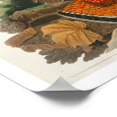 Ruffed Grouse von Audubon Poster (Ecke)