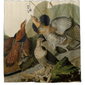 Ruffed Grouse - von Audubon's Birds of America Sh Duschvorhang (Vorderseite)