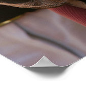 Rüffelhaarige Miniatur-Dackel Poster (Ecke)