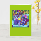 Ruffin es Gruß-Karte Karte (Gelbe Blume)