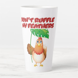 Ruffle meine Federn nicht Milchtasse