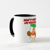 Ruffle meine Federn nicht Tasse (Vorderseite Links)