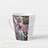 Ruffle Pedal Tulip Fairy Milchtasse (Linke Ecke)