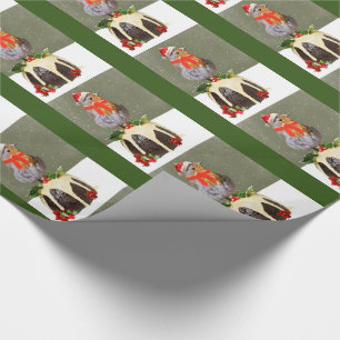 Ruffle Robin Christmas Wrapping Paper Geschenkpapier