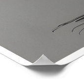 Ruffled Feathers - Bird Art Print Poster (Ecke)