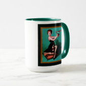 Ruffled Feathers von Gil Elvgren Tasse (VorderseiteRechts)