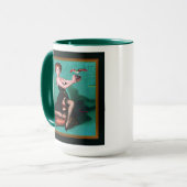 Ruffled Feathers von Gil Elvgren Tasse (Vorderseite Links)