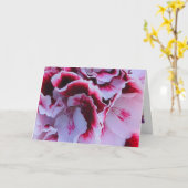 Ruffled Pelargonium Greeting Card Karte (Gelbe Blume)