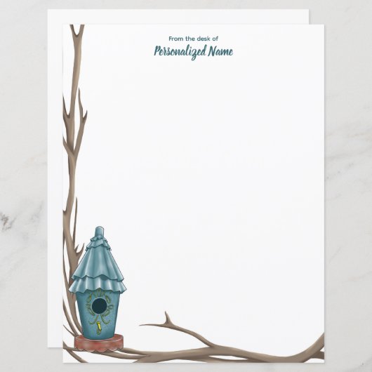 Ruffled Roof Reverie Unlineated Paper Sheet (Vorne/Hinten)