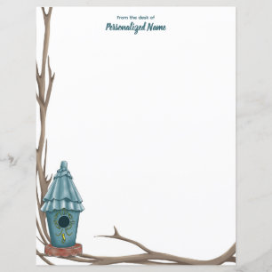 Ruffled Roof Reverie Unlineated Paper Sheet