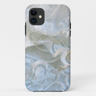Ruffled White Lace Case-Mate iPhone Hülle
