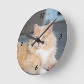 Ruffles runde wanduhr (Winkel)