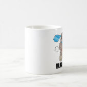 Ruffy - Black 11 oz Ringer Tasse  (Mittel)