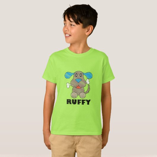 Ruffy - Kids' Basic T - Shirt (Vorne ganz)