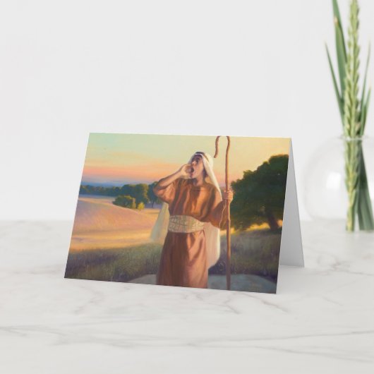 Rufkarte des Hirten Karte (Vorderseite)