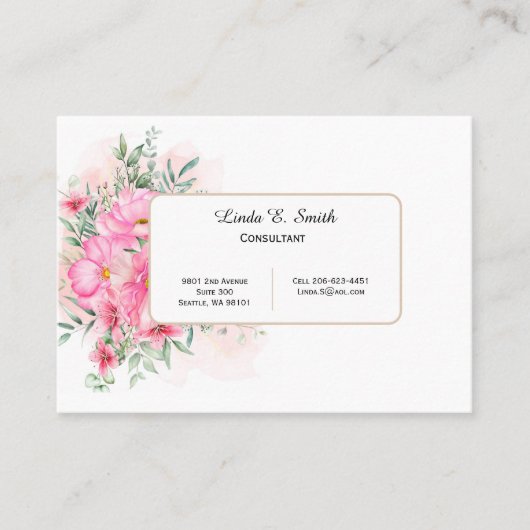 Rufkarte in Großformat Telefonnummerkarte (Vorderseite)